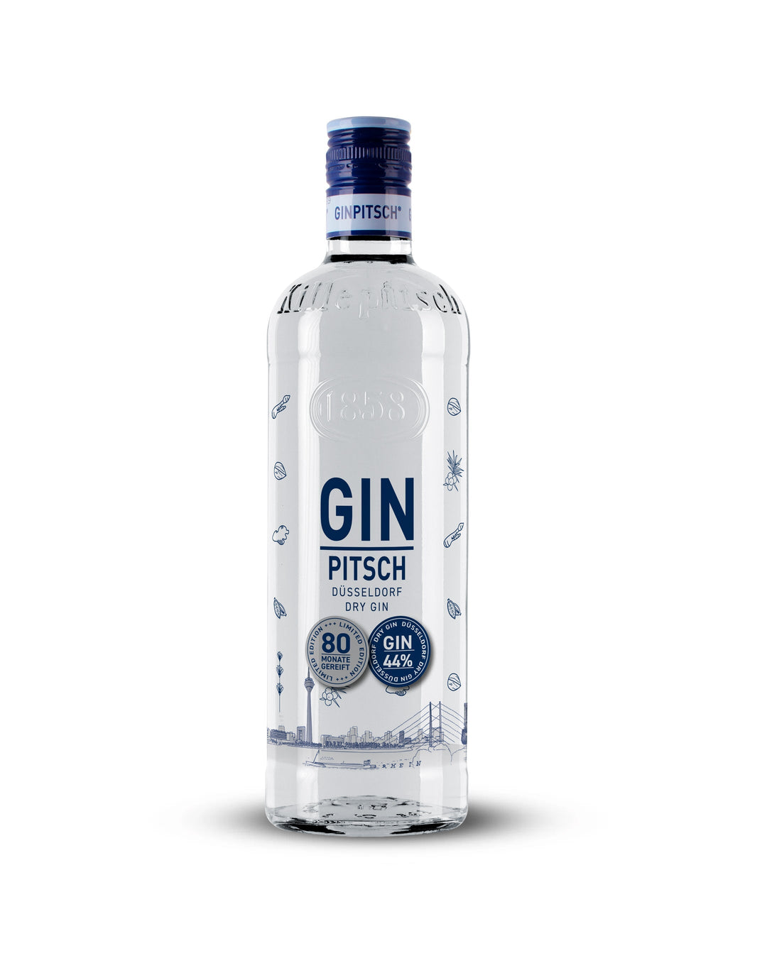 GIN Pitsch 44% - Düsseldorf Dry Gin 0,7L Limited Edition Gin Peter Busch GmbH & Co. KG