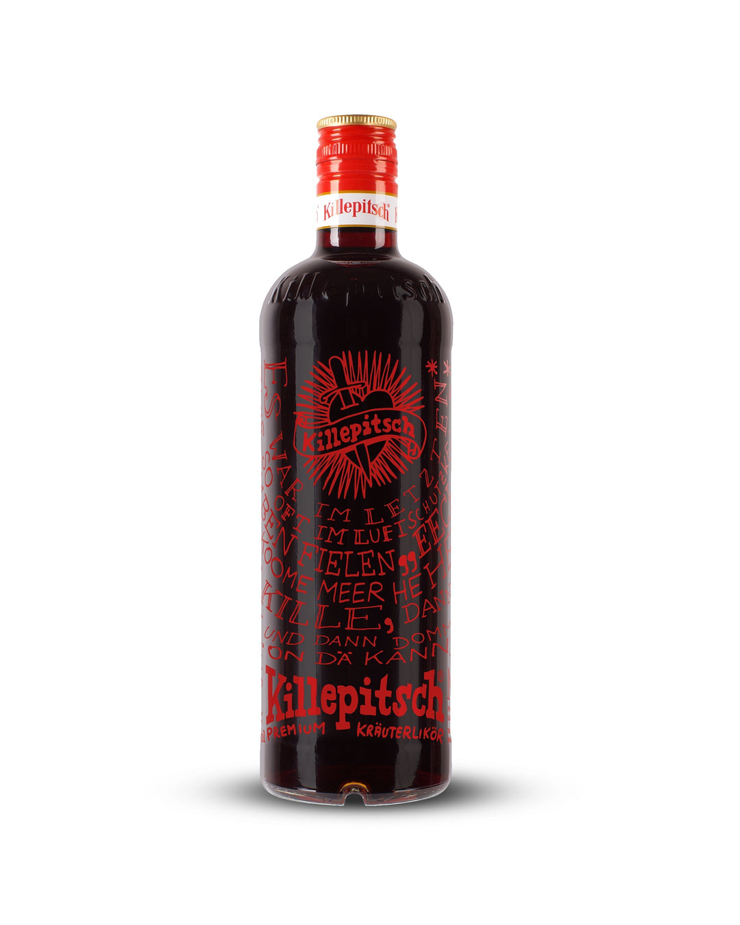 Killepitsch 42% - Premium-Kräuterlikör 0,7L Design Glasklar Geschichte Kräuterlikör Peter Busch GmbH & Co. KG