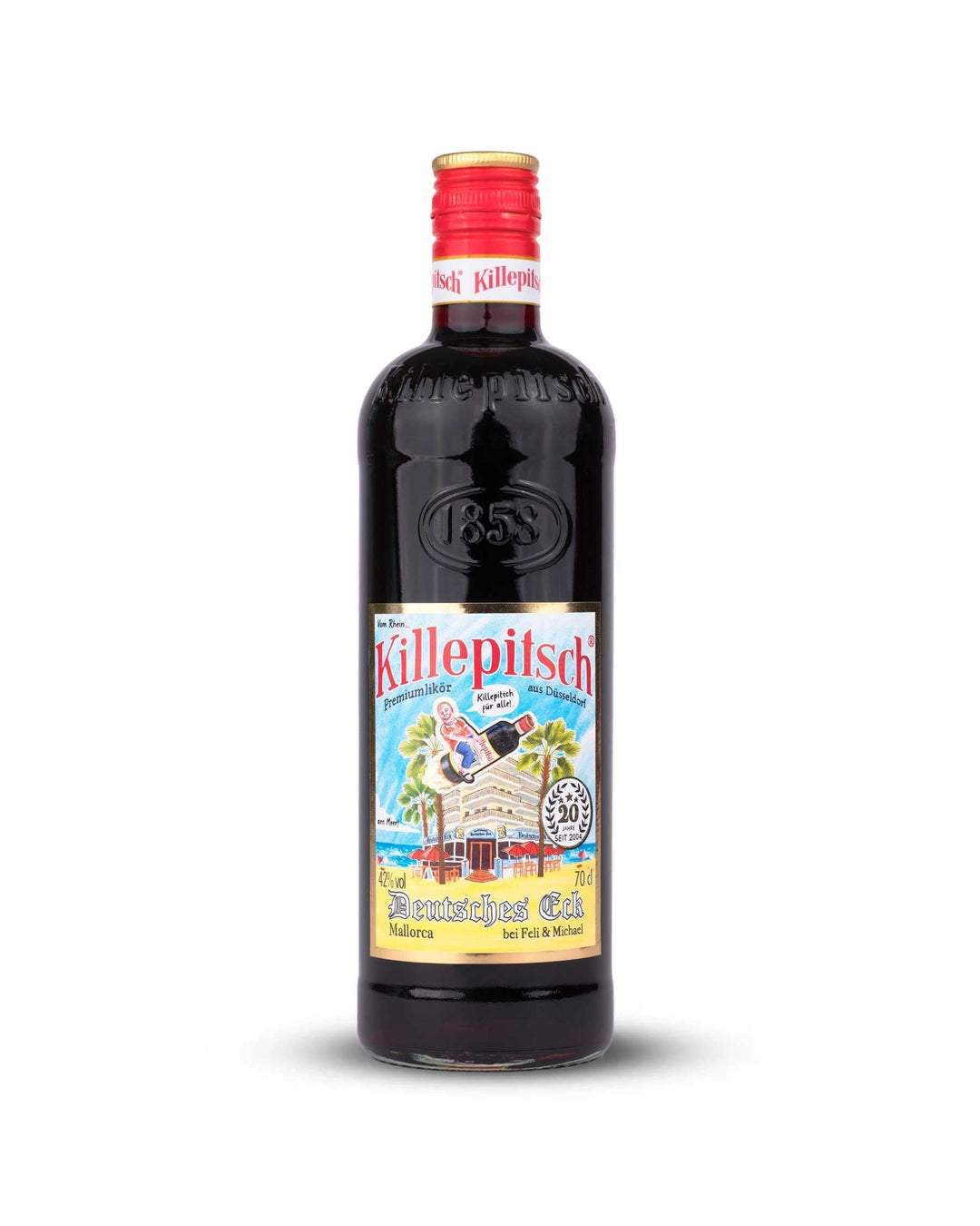 Killepitsch 42% - Premium-Kräuterlikör 0,7L Design "Deutsches Eck" Kräuterlikör Peter Busch GmbH & Co. KG 